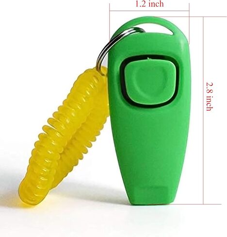 مجموعة 10 قطع من أدوات تدريب الحيوانات الأليفة 2 في 1 من أوربيست، أدوات تدريب الحيوانات الأليفة بالصفارة والنقر مع حزام معصم، كلب تدريب، قطة، حصان، حيوانات أليفة (10 قطع (2 في 1)، متعددة الألوان) in Kuwait