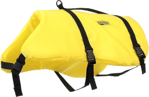 Seachoice Dog Life Vest, Adjustable Life Jacket for Dogs, w/Grab Handle, Yellow, Size Large, 50-90 Lbs. in Saudi Arabia