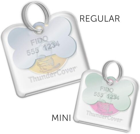 ThunderCover Dog Tag Silencer, Standard, Clear in Saudi Arabia