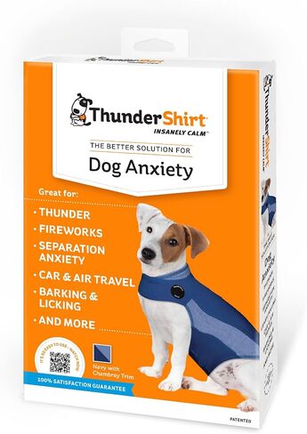 ThunderShirt for Dogs, X Large, Blue Polo - Dog Anxiety Relief Calming Vest in Saudi Arabia