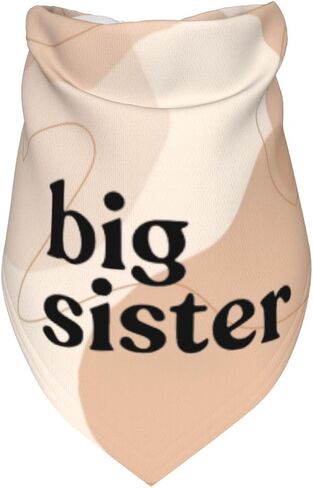 Big Sister Dog Bandana,Baby Announcement Dog Bandana,Gender Reveal,Pet Scarf, Pet Accessories for Photo Props Accessories (white) in Saudi Arabia
