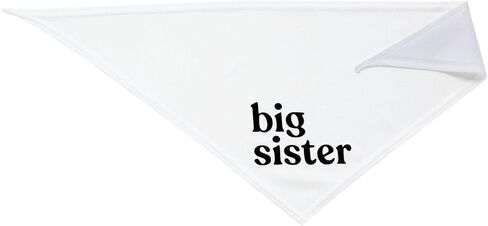 Big Sister Dog Bandana,Baby Announcement Dog Bandana,Gender Reveal,Pet Scarf, Pet Accessories for Photo Props Accessories (white) in Saudi Arabia