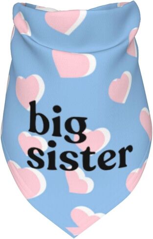 باندانا الكلبة الكبيرة، باندانا إعلان الطفل، كشف الجنس، وشاح الحيوانات الأليفة، ملحقات الحيوانات الأليفة لملحقات دعائم الصور (أبيض) in Kuwait