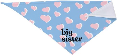 باندانا الكلبة الكبيرة، باندانا إعلان الطفل، كشف الجنس، وشاح الحيوانات الأليفة، ملحقات الحيوانات الأليفة لملحقات دعائم الصور (أبيض) in Kuwait