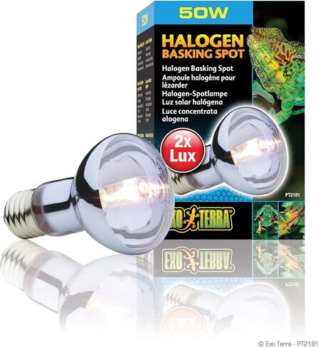 Exo Terra Sun Glo Halogen Daylight Lamp, GU-10 Reptile Light Bulb, 35 Watts, PT2180A1 in Saudi Arabia