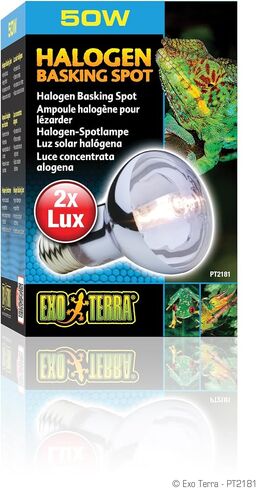 Exo Terra Sun Glo Halogen Daylight Lamp, GU-10 Reptile Light Bulb, 35 Watts, PT2180A1 in Saudi Arabia