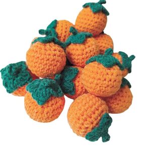 5 Pack Handmade Keychain Plush Persimmon - Keychain Accessories - Cute Keychain - Women's Handmade Keychain