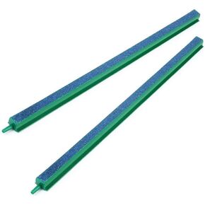 YXQ Fish Tank Air Bubble 2-Piece Aquarium Mineral Air Bubble Air Stone Bar Hydroponics 16-Inch, Green/Blue
