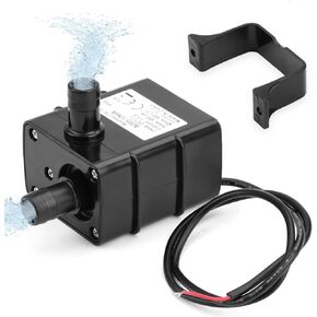 Water Pump DC12V 600±70L/H Brushless Water Pump 13.2W Micro Aquarium Water Pump for Pet Water Dispenser Fish Tank and Hydrological Cycle(2024 New)