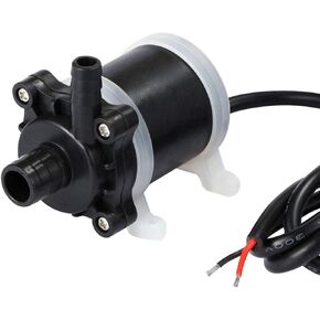 12V Small Water Pump, 1/2 inch 12 Volts Brushless Circulating Pump, Submersible Pump for Fountains, Aquarium, Pond, Fish Tank