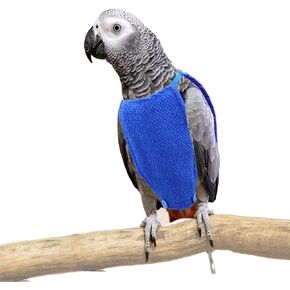 Bird Sweater for African Grey Parrots Feather Plucking Amazon Parrots Pigeon Anti Bite Clothes