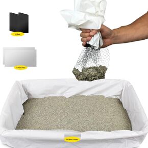 Sift n Toss Disposable Cat Litter Box Liners, 14 Count