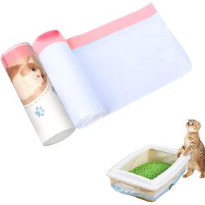 12 Count Small Cat Litter Box Liners, Scratch-Resistant, Waterproof, No More Messes