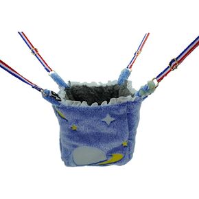 Small Animal Noctilucent Hammock for Cage Hanging Ferret Bed Ferret Cage Accessories Adjustable Straps - Perfect Small Pet Bed or Hanging Hammock Bed Great Guinea Pig Bed(Colorful) in Kuwait