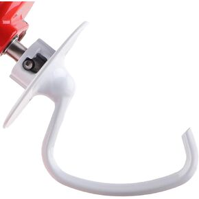 C-shaped K45DH Coated Dough Hook, Attachment for KitchenAid 4.5-5.0 Quart Bowel, Compatible with KitchenAid K45 K45SS KSM90 KSM150 Tilt-Head Stand Mixers