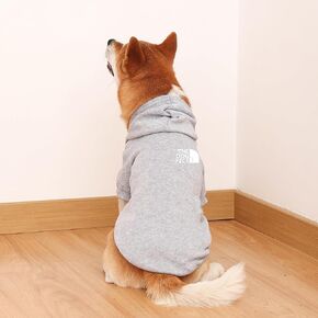 Dog Hoodie,Comfortable, Soft and Breathable Fashion Dog Sweatshirt,Outdoor Sports Dog Clothes Face,for Small, Medium and Large Dogs (Black, Small(Chest: 14'', Back: 9''))