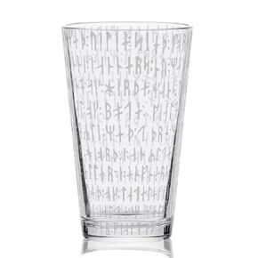NORDIC VIKING RUNES Engraved 16oz Pint Glass | Handcrafted Norse Symbol Beer Mug | Great Gift Idea!