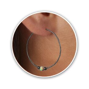 Stylish Gold Hoop Earrings for Women – Pair Of 14K Gold 1″ Dangle Hypoallergenic Earrings - Drop Dangle Earrings Gifts for Women