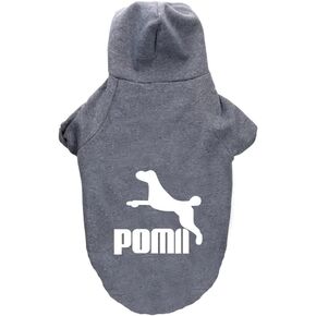 Dog hoodie, Fashion Dog Sweatshirt, Lightweight, Breathable and Warm Dog Clothes, for Small,Medium and Large Dogs (Black, Small)