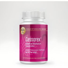 Cessorex Allergy Relief and Skin Immune Function Support for Dogs by Gold Standard Herbs, All Natural Bupleurum Combination, 85 gram Powder