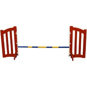 Handlers Choice Adirondack Agility Wing Jumps with Bar - Red