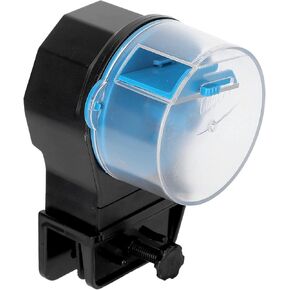 Automatic Fish Feeder, Aquarium Fish Feeder Dry Granular Flake Food for Fish (Blue)