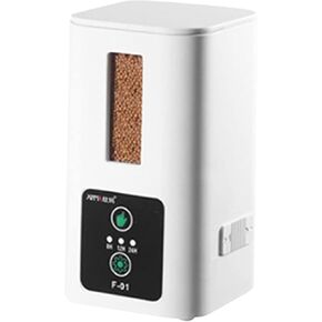 HEEPDD Automatic Fish Feeder, 400ml Rotatable Vacation Timer Feeder Auto Fish Food Dispenser with Dry Box for Fish and Aquariums