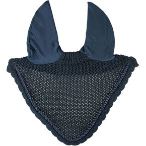Horze River Ear Net - Peacoat Dark Blue/Peacoat Dark Blue - Horse