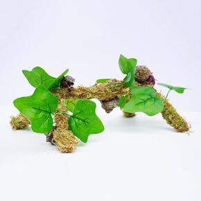 12 Inch Hermit Crab Climbing Toys Entwined with Artificial Vines, Ideal Hermit Crab Habitat Tank Accessories