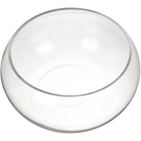 IMIKEYA Glass Bubble Bowl Bowl Glass Vase Clear Bubble Planter Terrarium Fish Bowl Wide Mouth Flower Vase Hydroponic Planter Candy Dish Fruit Jar for Wedding Home Decor 15cm
