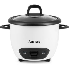 AROMA® 20-Cup (Cooked) One-Touch Rice Cooker and Food Steamer with Auto-Warm | 10 cups uncooked, 20 cups cooked (ARC-390NGP)