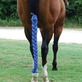 Horse Ponytail, 3 Tube Horse Tail Bag Solids for Horses (Green)