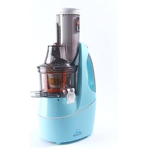 Cold Press Slow Masticating Juicer, Ultra-Quiet 240W Motor, Maximized Juice Yield, Included Frozen Dessert Strainer, Drip-Free Cap - White