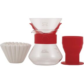 Kalita Wave Style UP Set, Size 185, 500ml Server, Blue