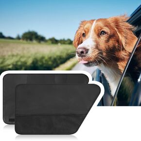 2PCS Car Door Protector for Dogs, Waterproof Anti-Scratch Protection with Pockets,Door Protectors for Vehicles