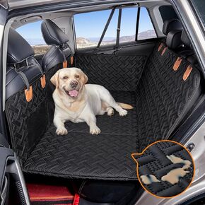 Dog Back Seat Extender for Truck,Truck Dog Seat Cover Back Seat,Dog Hammock for Truck,Hard Bottom Seat Extender for Dogs,Pet Seat Covers for Dogs,Dog Seat Cover for F150/RAM1500/Silverado