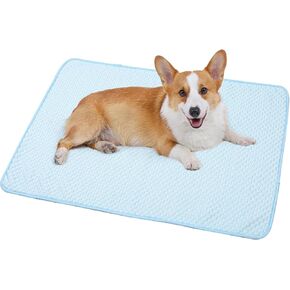 Didida Breathable Portable Pet Bed Mat for Dog Cats Machine Washable for Car Outdoor,Blue 23x19 inch M