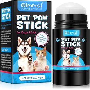 Dog Paw Balm 2.6Oz, Paw Balm Dogs, Pet Paw Sticks, Soothes, Heals & Protects Cracked-Dog Paw Protector, Safe Licking Solution for Dogs and Cats