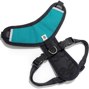 Dog Harness, Puppy Harness, Soft Harness for Dogs, Comfortable Dog Harness, Small Dog Harness, Dog Harness with Padding, 4 Point Adjustable - Wildebeest (M - 22~28 inch Girth, Turquoise)