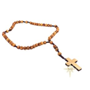 Olive wood Rosary from Bethlehem, Custom Own Name, Children Gifts, Confirmation, First Communion, Baptism for Boys, Girls. Prayer Beads Rosaries (Palm Cross without engraving)