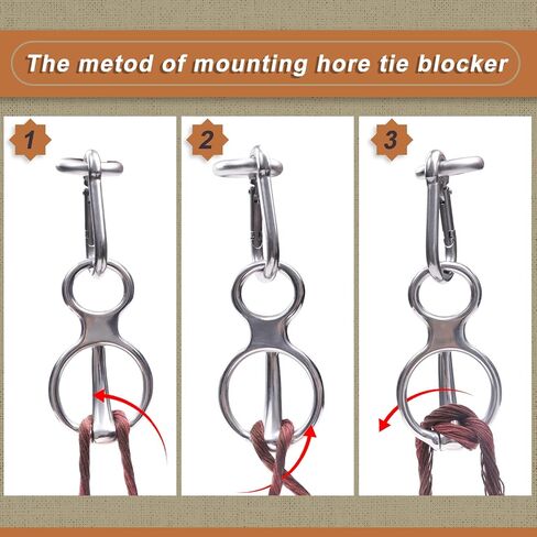 حلقة ربط للأحصنة، ملحقات آمنة للأحصنة، لوازم حلقة ربط للأحصنة لمنع الحصان من التراجع in Kuwait