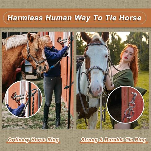 حلقة ربط للأحصنة، ملحقات آمنة للأحصنة، لوازم حلقة ربط للأحصنة لمنع الحصان من التراجع in Kuwait