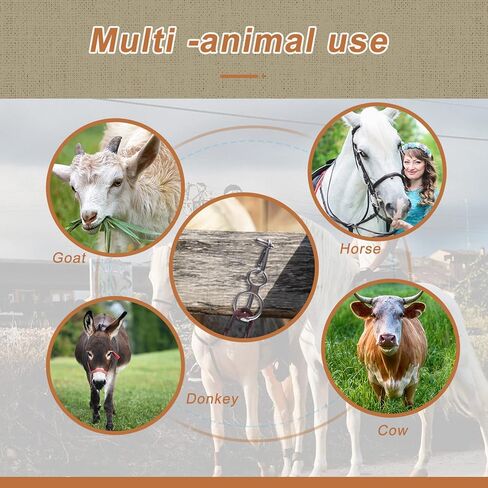 حلقة ربط للأحصنة، ملحقات آمنة للأحصنة، لوازم حلقة ربط للأحصنة لمنع الحصان من التراجع in Kuwait