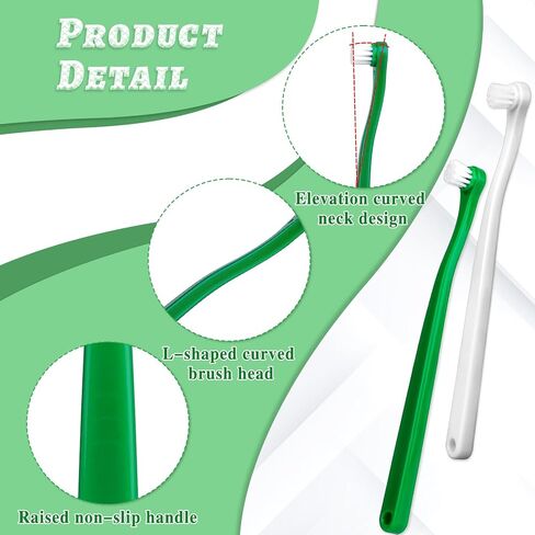 Pet Dog Toothbrush for Small Dogs Mini Head Cat Toothbrush Soft Bristles Puppy Long Handle Tooth Brush for Sensitive Gum, Dog Dental Care Kit for Puppy, Kitten, Cats Small Breed Dogs, 6Pcs in Saudi Arabia