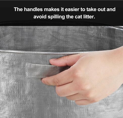 4 قطع من بطانات صندوق الفضلات القابلة لإعادة الاستخدام A، متوافقة مع صندوق الفضلات Modkat Flip، بطانات قابلة للغسل من النوع A مع مقابض للحمل in Kuwait