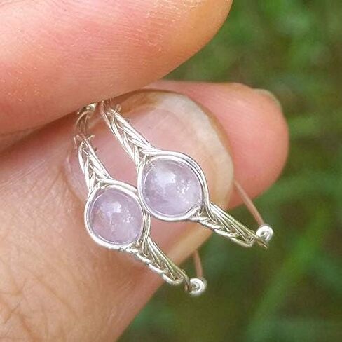 Amethyst ring sterling silver rings for women handmade by GRB ROY in Saudi Arabia