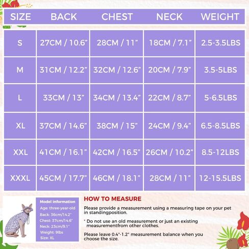 Sphynx Cat Shirt &Sun Hat Set, Breathable Stretchy Cat Clothes Suit, Soft Hairless Cats Shirt, Sleeveless Suit for Cats (Purple leopard pattern, Small) (Yellow Ice Cream, XL(6.5-8.5lbs)) in Saudi Arabia