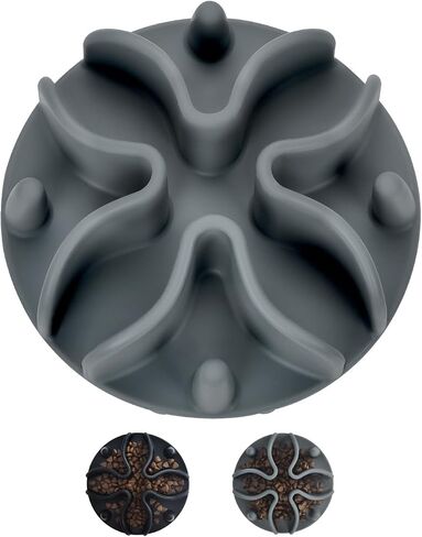 Slow Feeder Dog Bowls Insert, Silicone Dog Slow Feeder Bowl with Strong Suction Cups Perfect for Stainless Steel Glass Ceramic Dog Bowls (Pink, Small Size) in Saudi Arabia