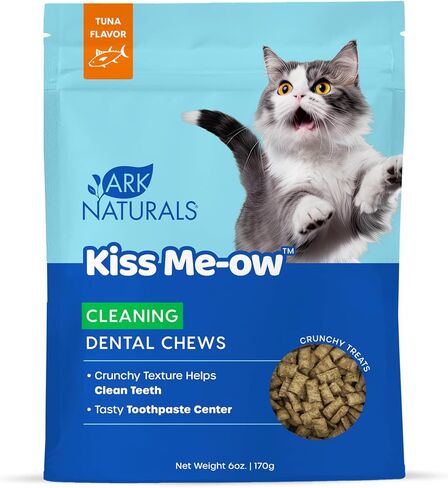 Ark Naturals, Kiss Me-Ow Cleaning Chicken Dental Chews, 3 oz in Saudi Arabia