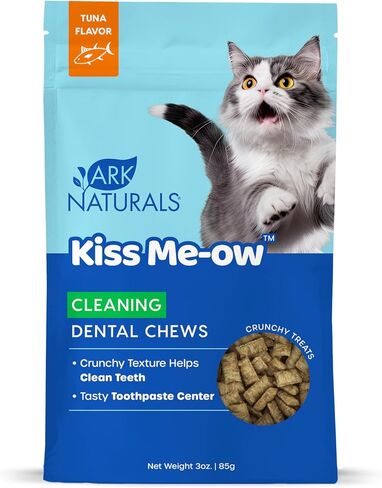 Ark Naturals, Kiss Me-Ow Cleaning Chicken Dental Chews, 3 oz in Saudi Arabia